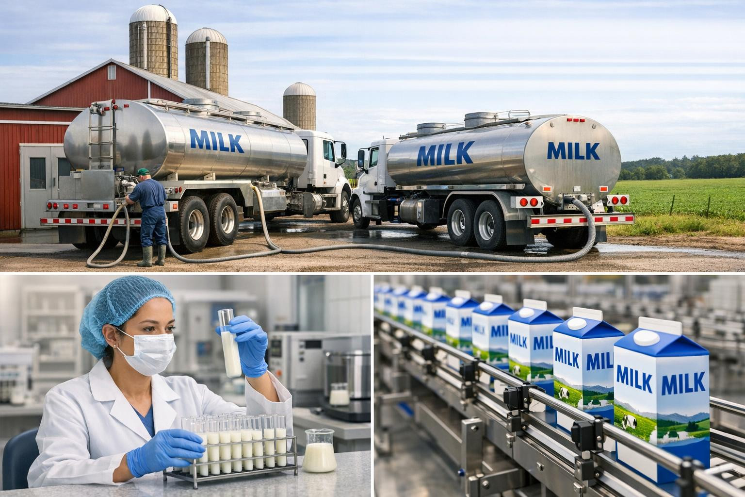 Effective and reliable milk logistics from collection to packaging ...