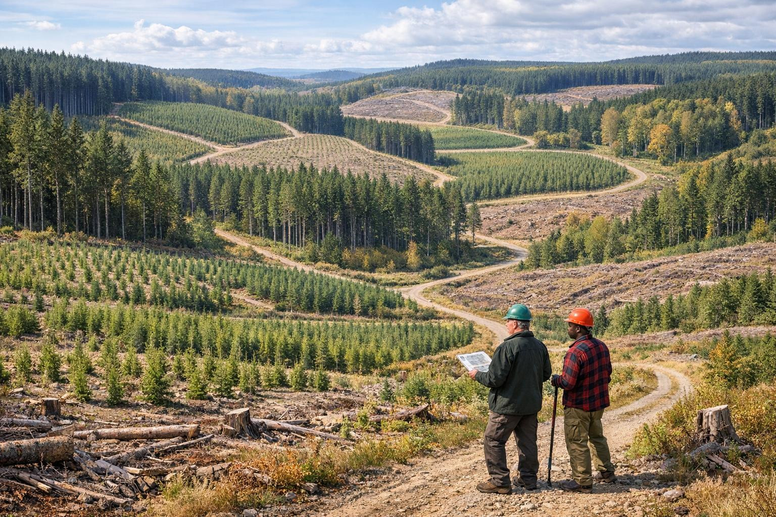 Full service for forests  creates a comprehensive solution that combines forest management, forestry, forest research and forest protection into a single strate