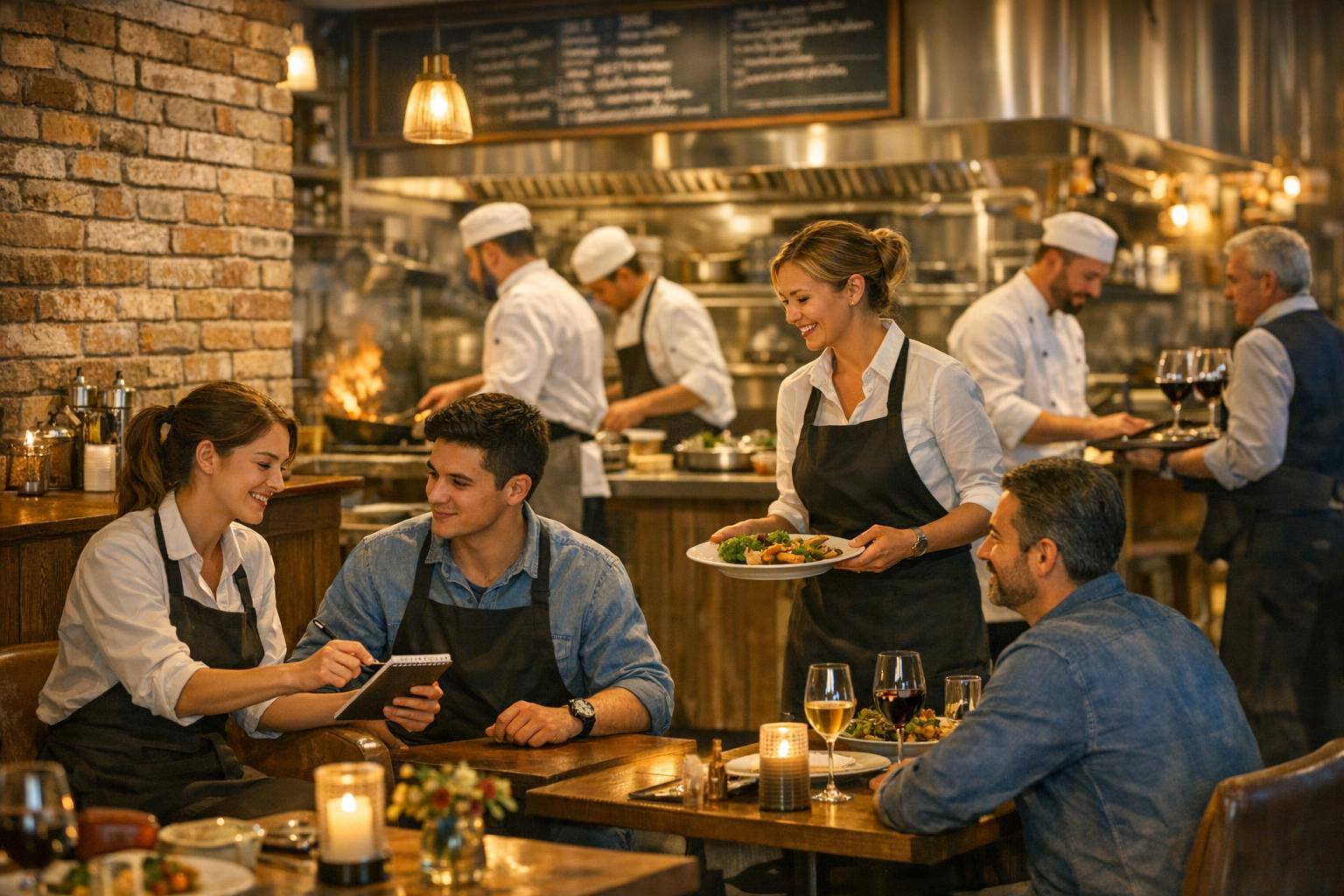 Full services for restaurants that make activities profitable and smooth   < Full services for restaurants  combine management, kitchen operator skills, prof