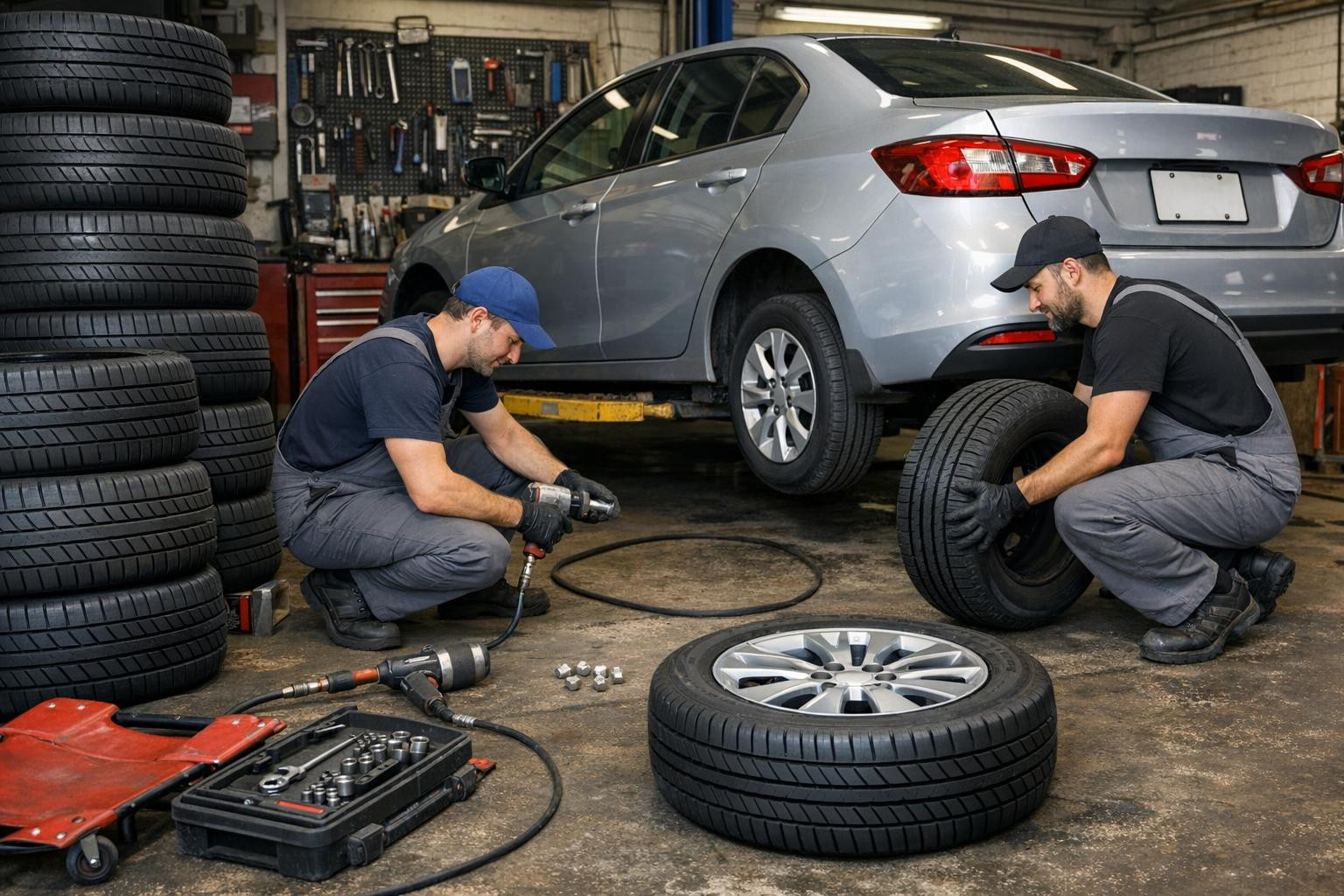 What does full replacement mean?    Full replacement   means full tyre selection and installation solution: removal of tyres, installation of new or stored tyre