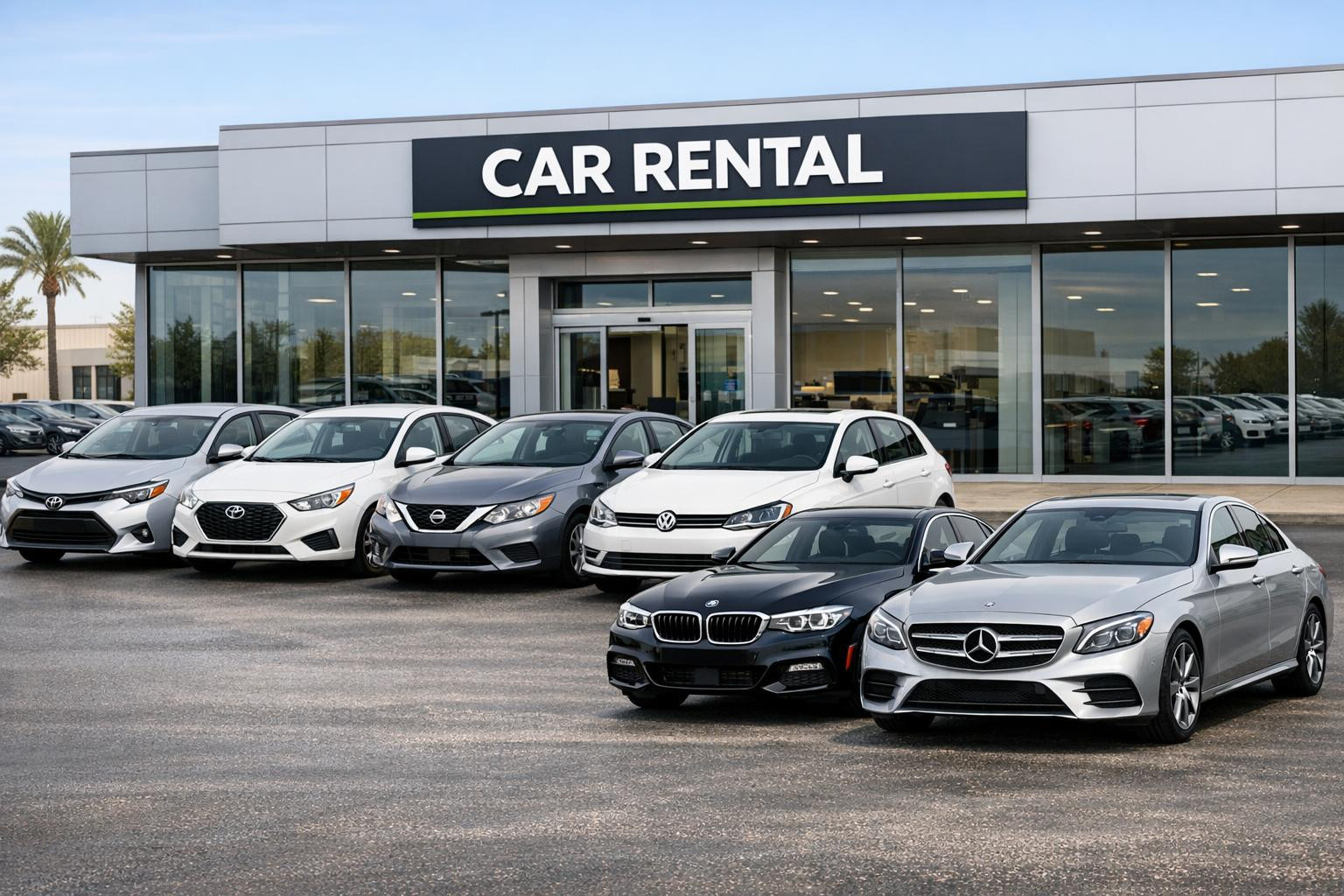 Full solution car rental  combines reliable Toyota rental cars and representative Lexus luxury cars through one convenient booking process. A wide range of rent