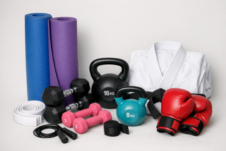 Full solution for sports: sports equipment e-shop for home fitness and martial arts equipment