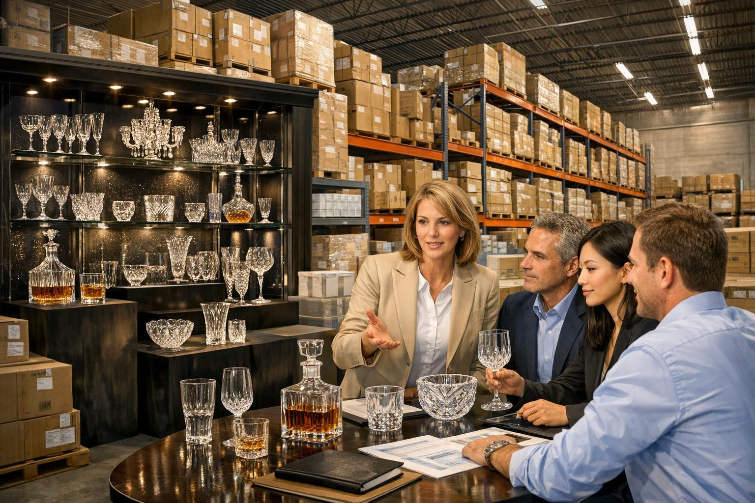 Full imports to marketing: high-quality glassware and crystal ...