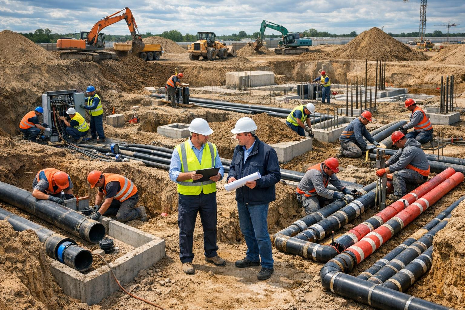 Full solution leading to faster completion of the construction project       Full solutions for construction   bring together all key construction and engineeri