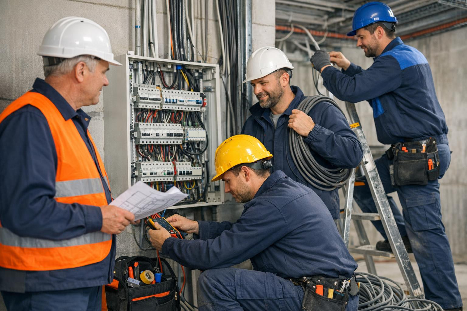 Full solutions for electrical work: safety and reliability at every stage    Full solution for electrical work combines professional planning, high-quality inst