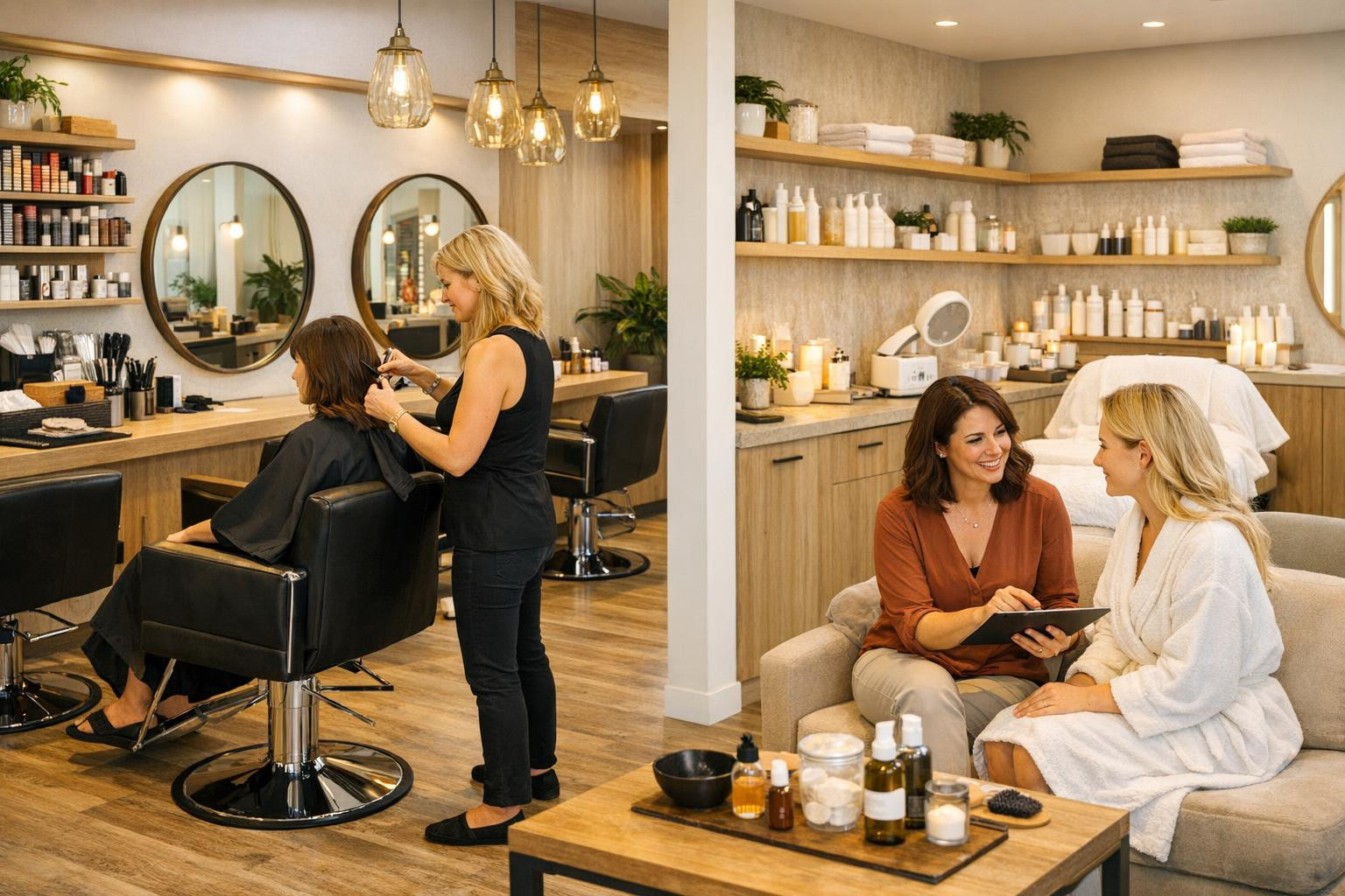 Style and hair health with a thought-out solution     Full solutions for hair  combine modern style and hair health in order to achieve an easy-to-care and beau