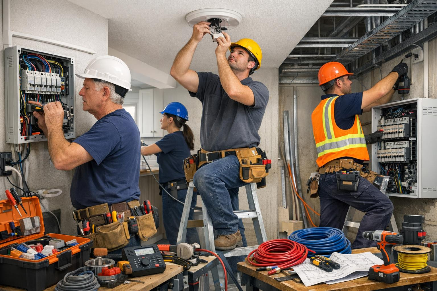 Effective and secure low voltage electrical discharge   provides a basis for reliability, energy efficiency and compliance. A comprehensive approach is proposed