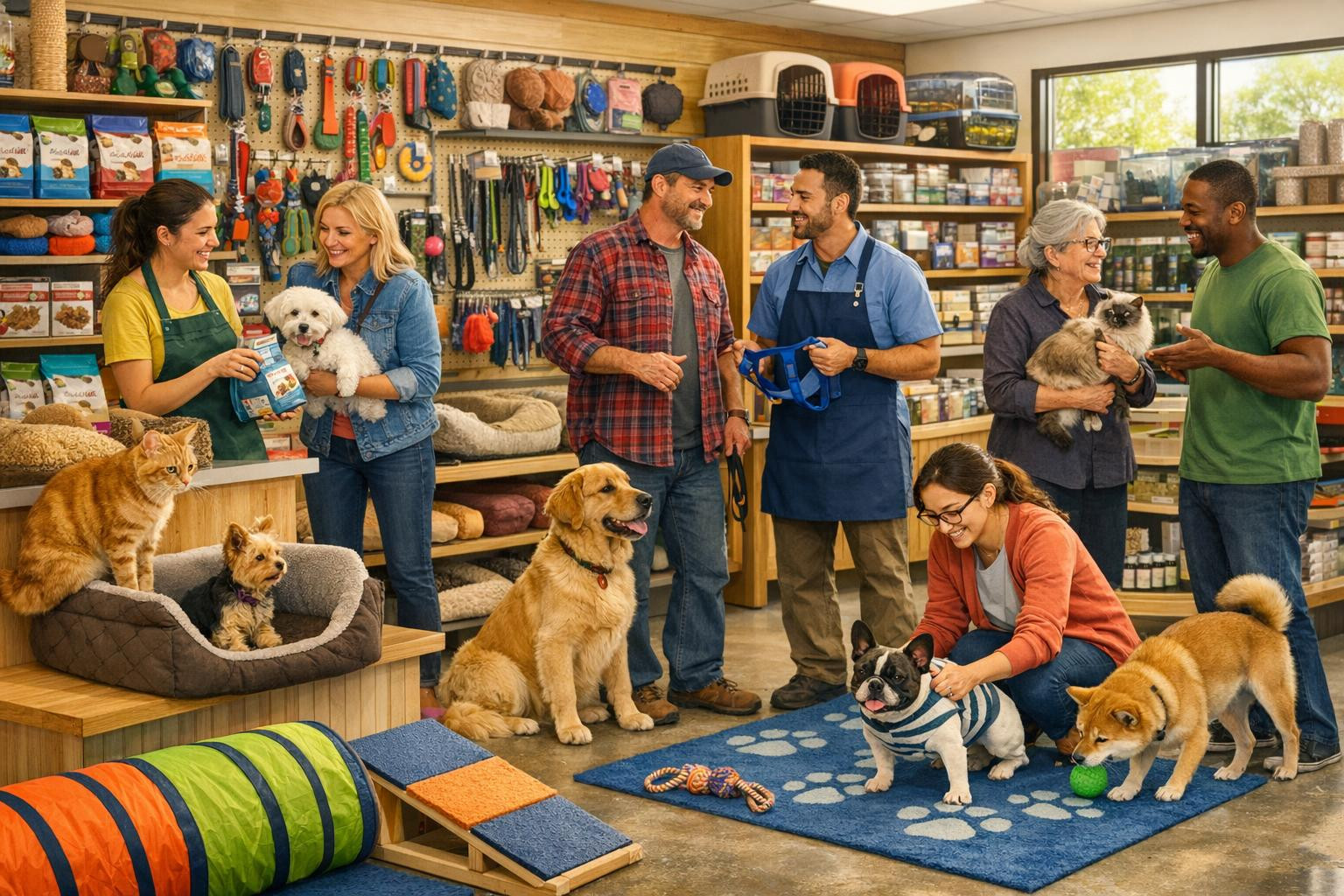 All necessary for dogs and cats in one place     Full solutions for pets  bring together care, food and training solutions that facilitate daily life and suppor