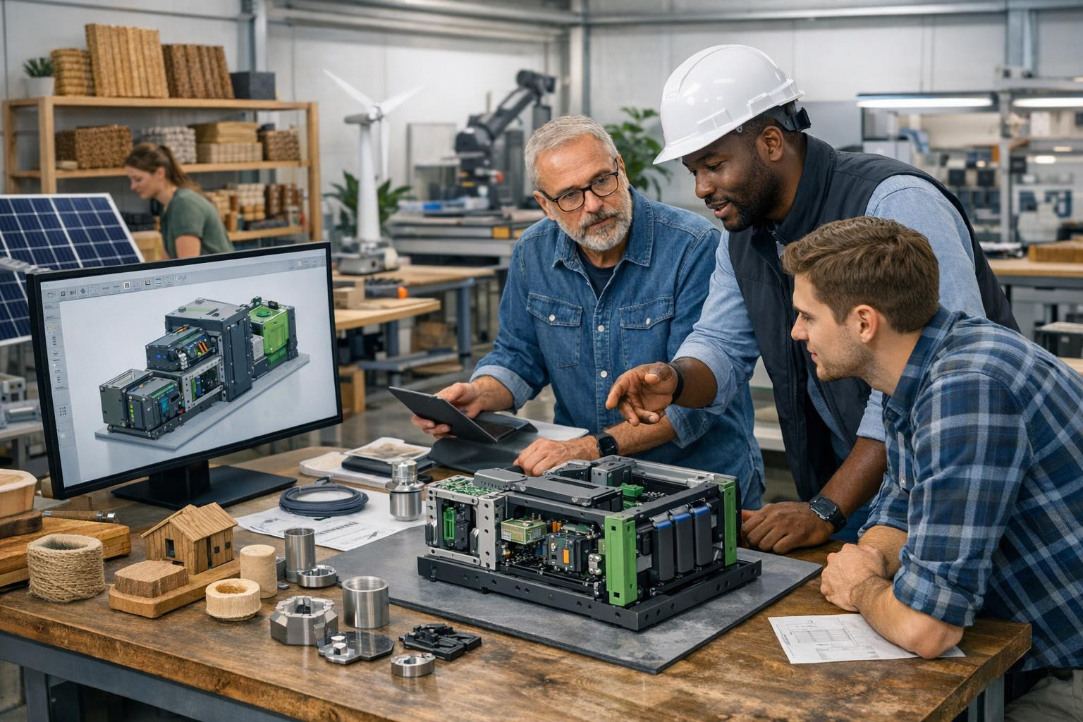 Full engineering solution that leads from the idea of production ...