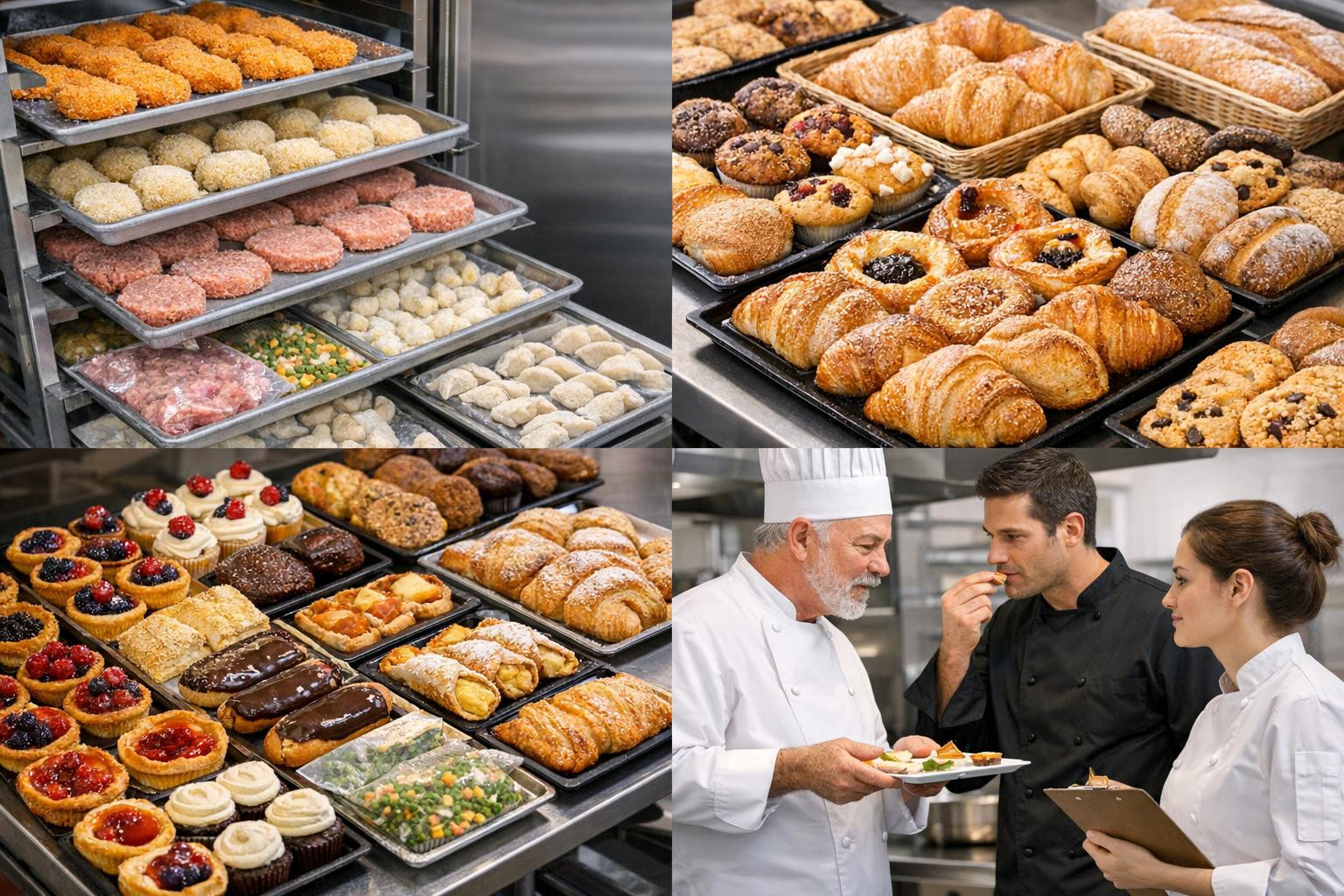 Complete solutions for professional kitchens    Complete raw materials and production solution combining  frozen components , ready  semi-products  and speciall