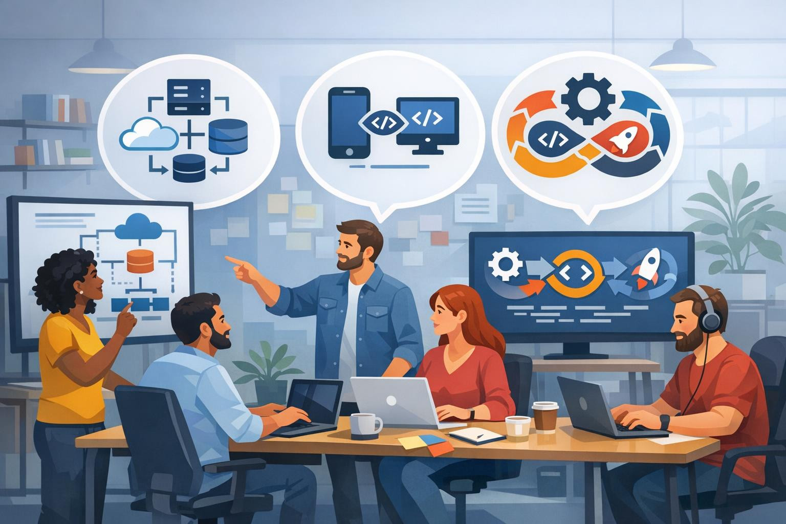 Full software development from architecture to automatic introduction    Full solutions for software  combine professional  software development , thought-out  