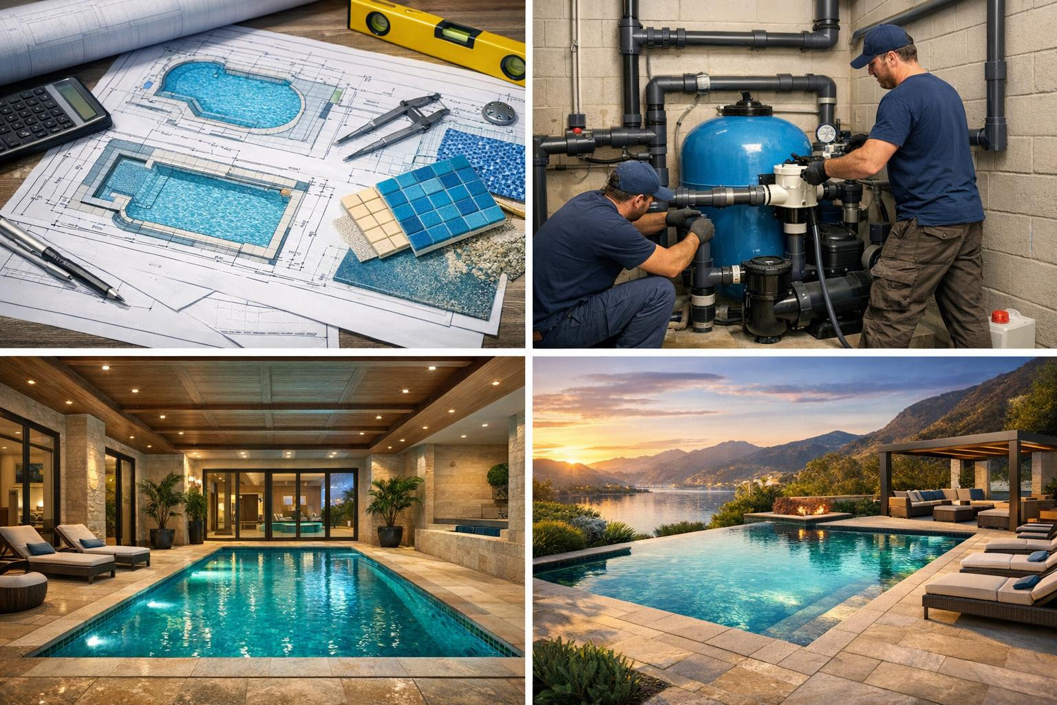 Full solutions for swimming pools that give a long-term value     Full solutions for swimming pools  combine modern techniques, strong structures and strict qua