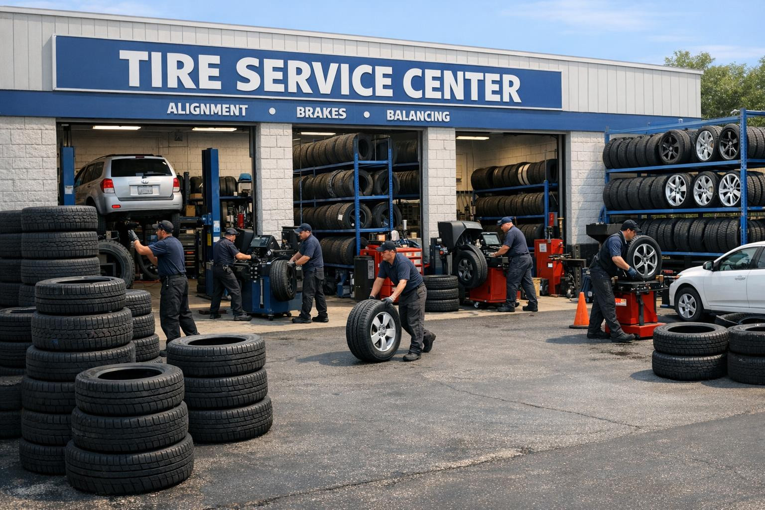 Full solutions for tyres  ensure safe and comfortable movement regardless of the season. The range of services includes the sale of summer tires and the sale of