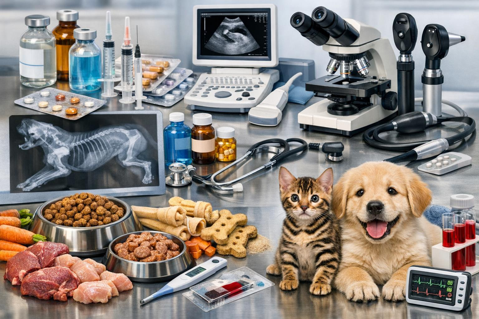 Complete logistics and product range for professionals and favourite owners responsible for animal health     Catalogue combines veterinary medicinal products ,