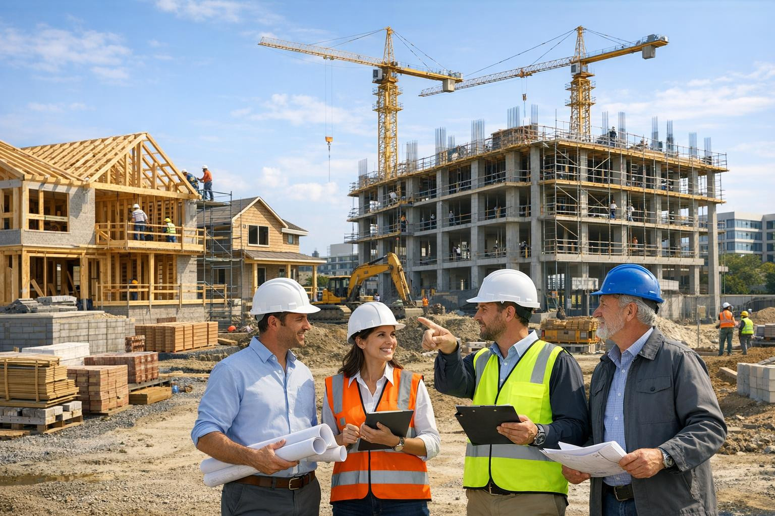 Full solutions in construction   offer a comprehensive approach from residential building to commercial building building building, combining professional const