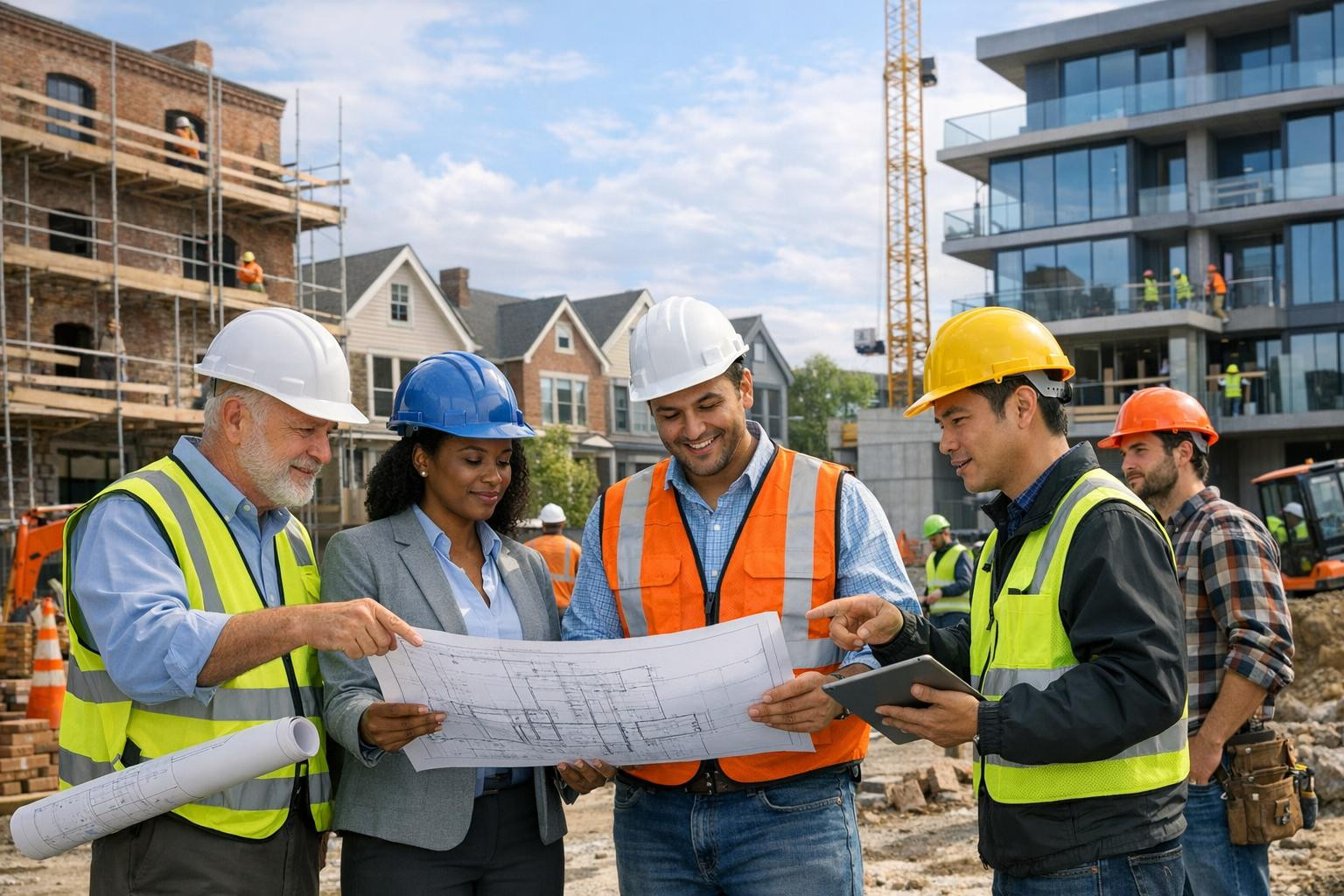 Full solutions in construction   combine general construction services, management of construction projects, renovation and repair of buildings and strategic re