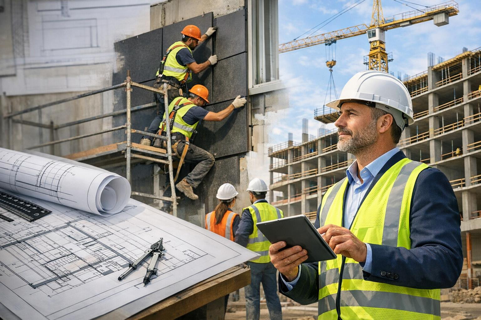 Effective and unprotected construction process through one partner     Full solutions in construction   connect all stages of the project from conception to del