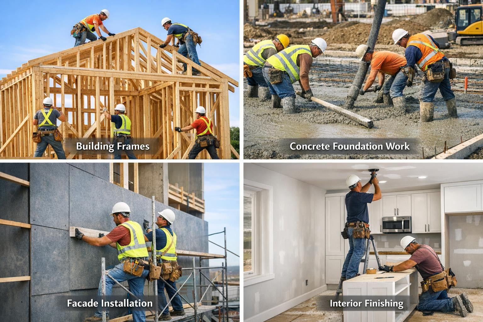 Full construction management and high-quality final result   < Full solutions in construction  combine comprehensive planning and precise execution: from fou