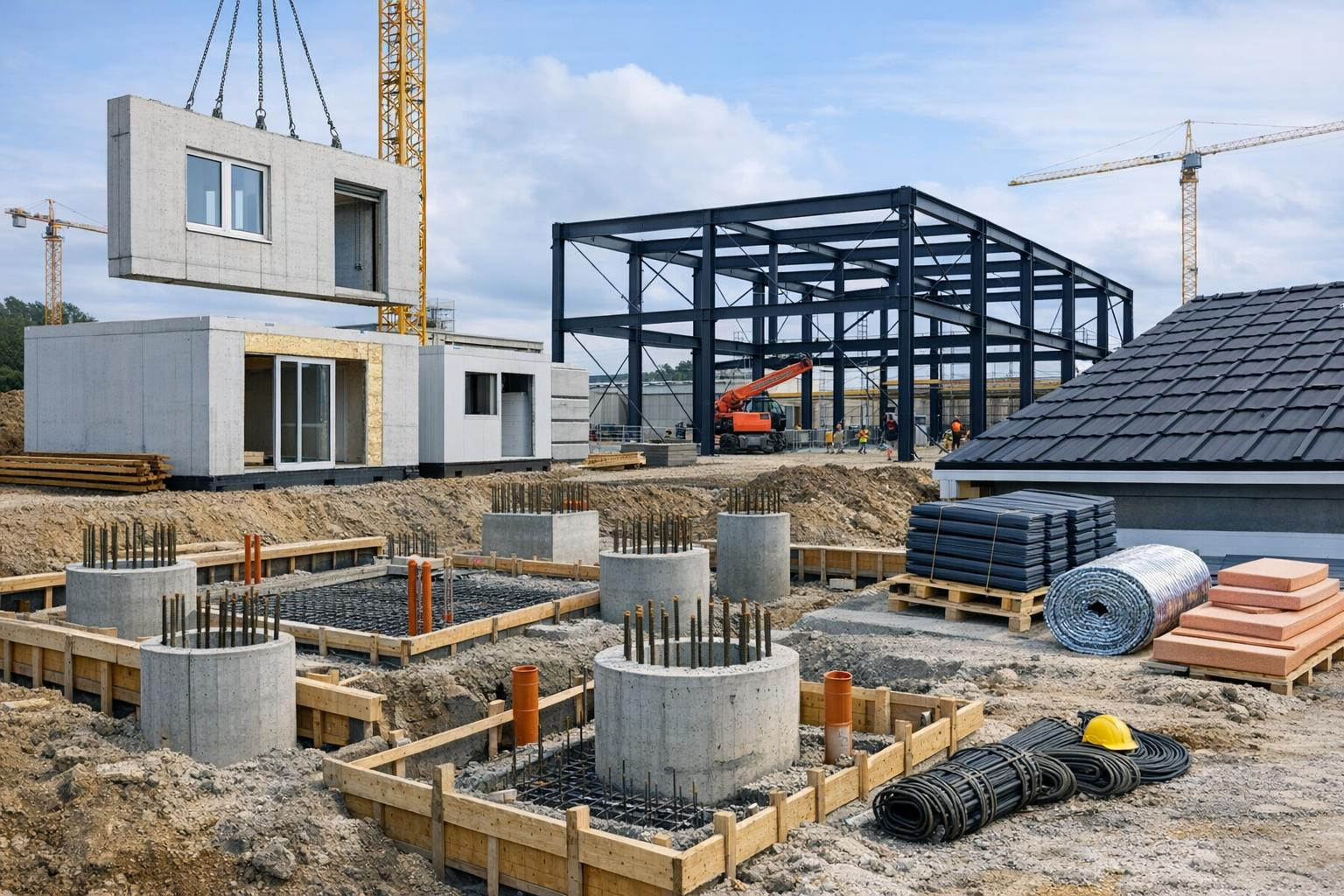 A comprehensive construction solution   combines factory-based production and high-quality installation to accelerate projects, reduce costs and ensure a smooth