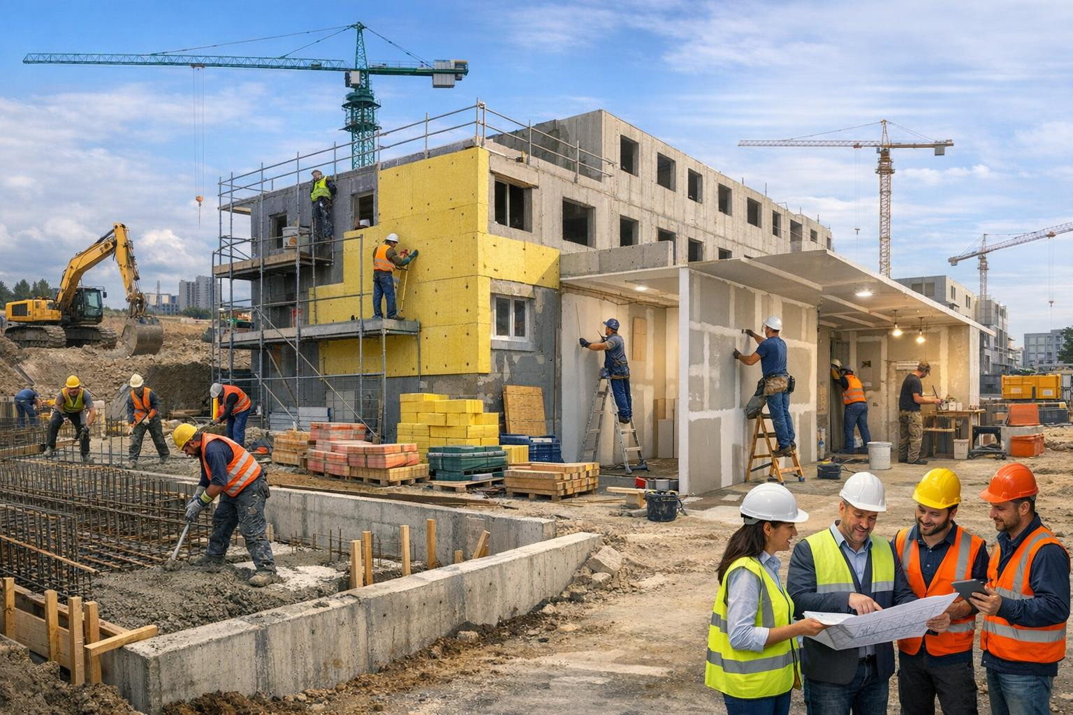 Complete construction management and real estate development, which reduces risks and accelerates results    Full solutions in construction  combine expertise f