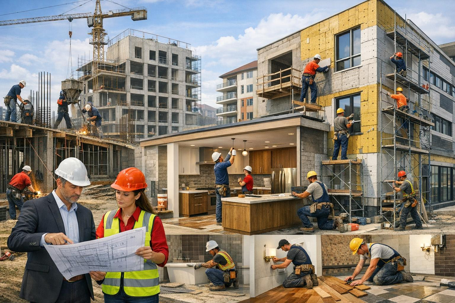 Full responsibility and clear process - unconcerned construction from beginning to end    We take responsibility for the management of the entire construction p