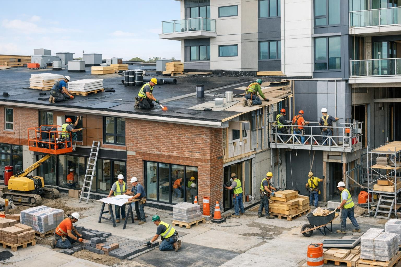 A comprehensive construction solution   offers a professional and project-based approach to roof works, installation of rainwater systems, facade works and gene