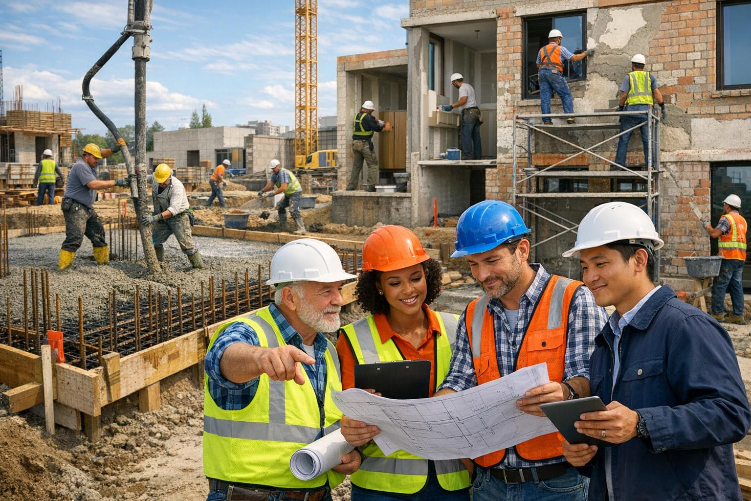 Comprehensive construction management, which makes the complexity simple   < Complete construction solution  combines foundation work, interior finishing and