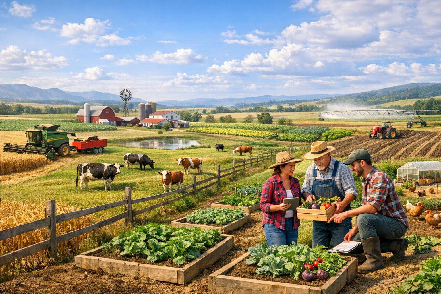 Integrated solution for success     Full solutions for agriculture  combine best practices in livestock farming and plant husbandry in order to achieve long-ter