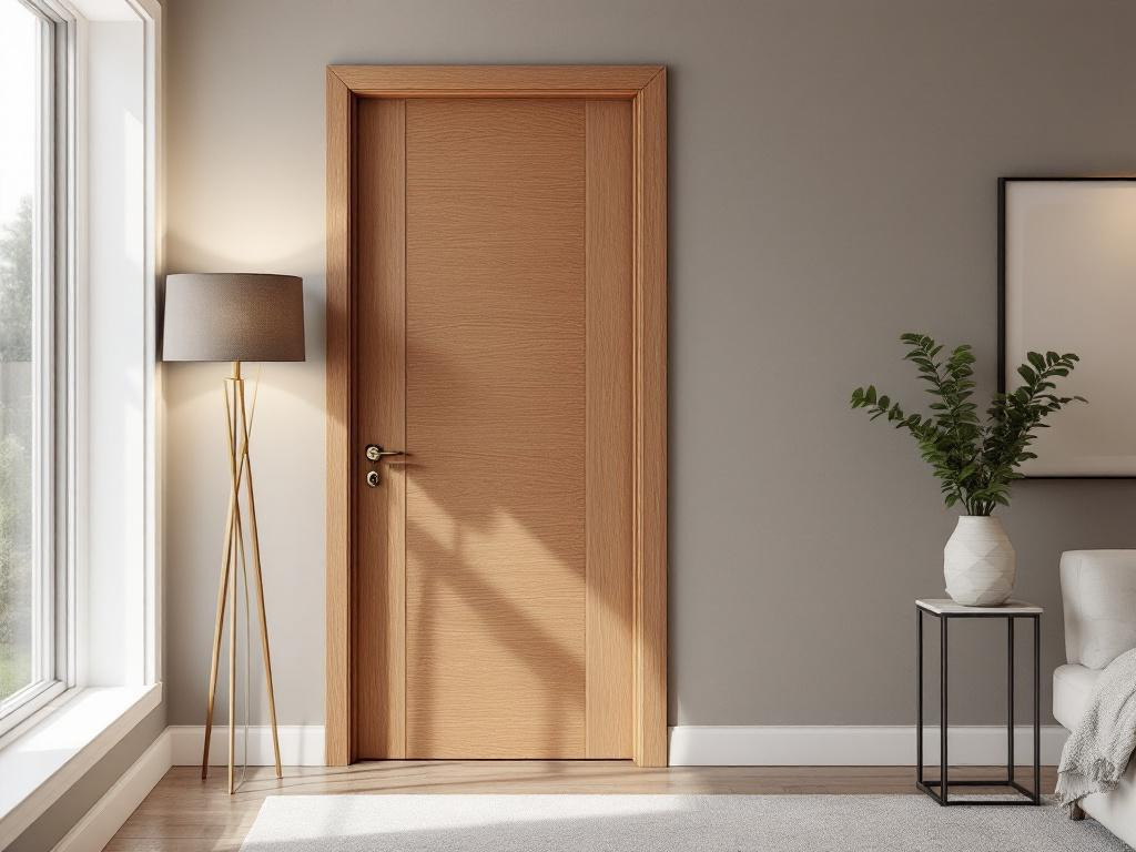 Full wooden interior doors that create harmony of rooms The interior ...
