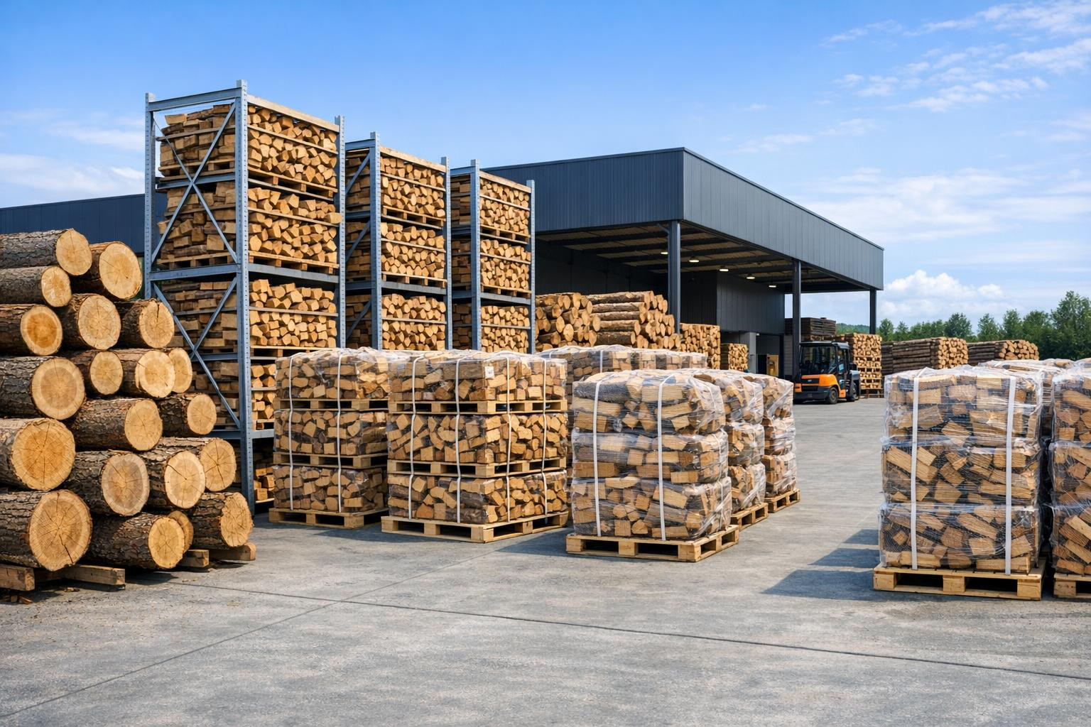 A comfortable and reliable fuel tree solution for the whole heating season    < Full production and supply chain  combines responsible procurement of wood ma