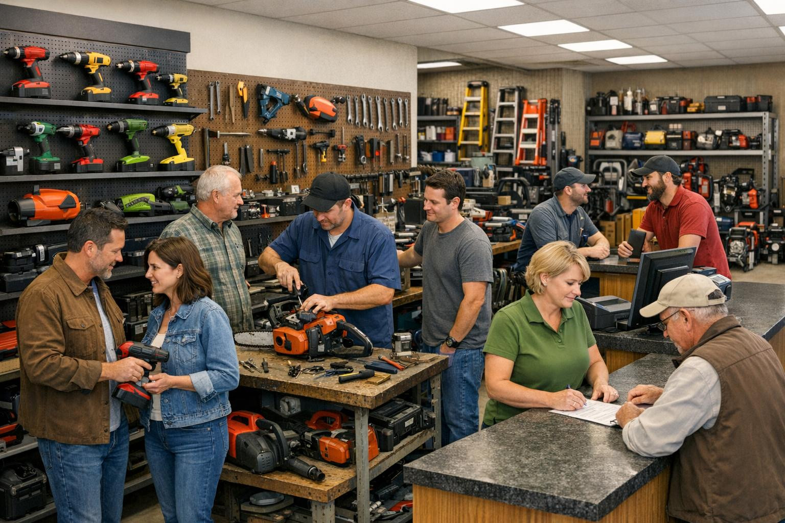 A complete solution for gardening work: equipment, accessories ...