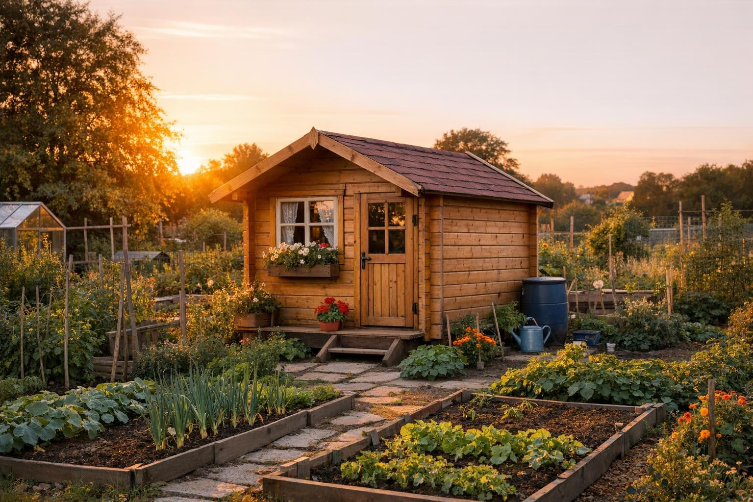 Garden houses and small wooden houses - practical selection for ...