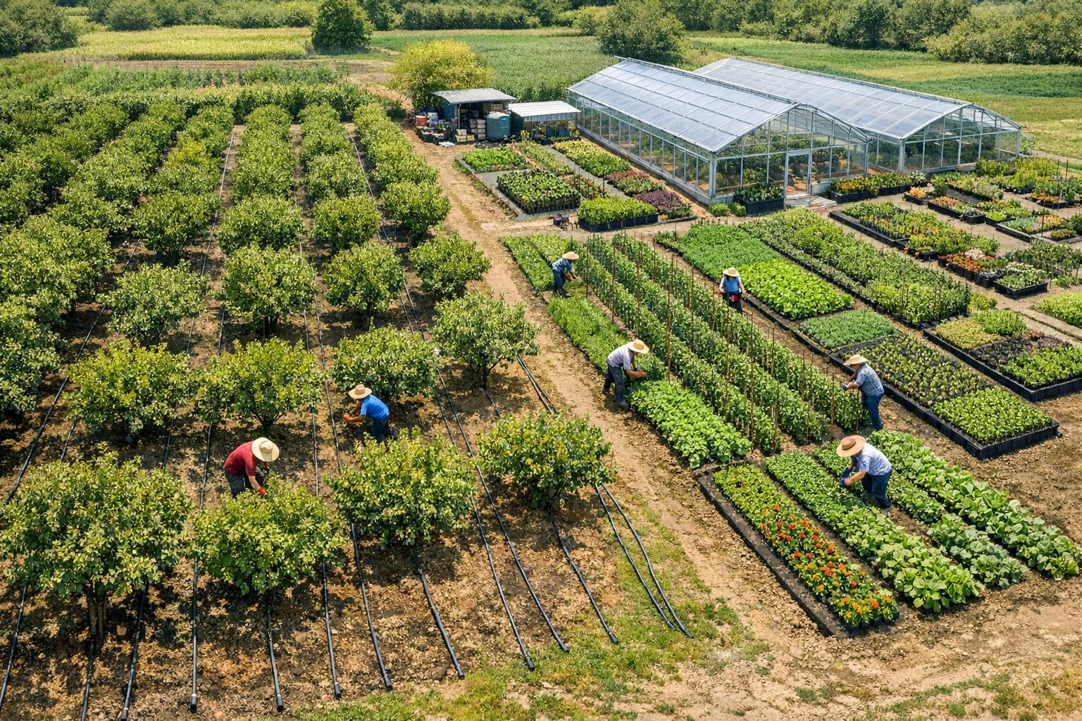 Healthy plants and higher yields start with proper care.  Specialised horticultural services combine planting preparation, accurate irrigation and irrigation, p