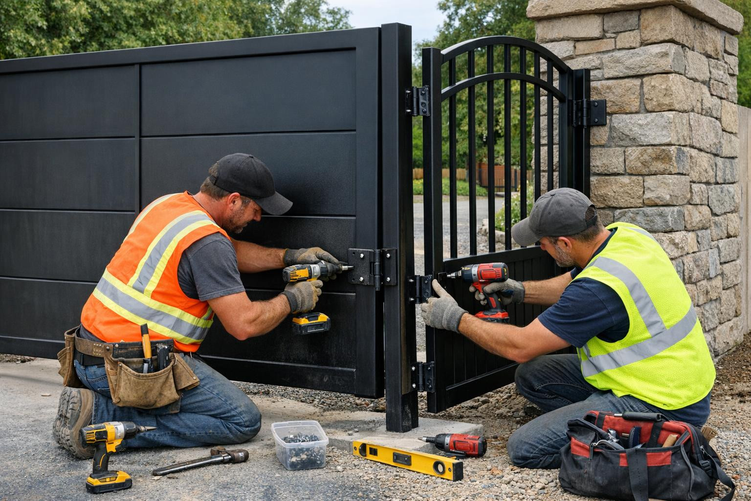 Professional gates installation that provides controlled access    < Gate installation  provides a clear and secure solution for both private and business ob