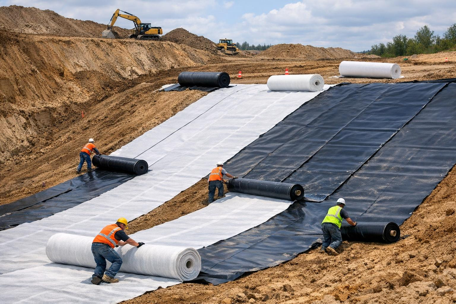 Geosynthetic solutions  provide smart and effective measures to improve soil stability, water management and erosion protection. Suitable for public sector proj