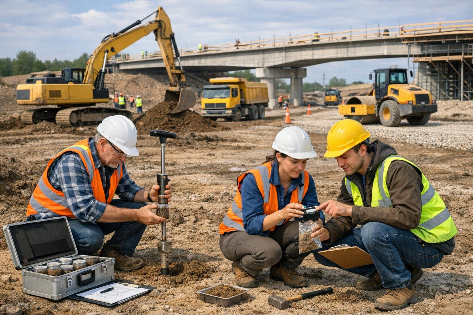 Miks geotehnika ja infrastruktuur on otsustava tähtsusega 
  Geotehnilised uuringud  ja läbimõeldud  infrastruktuuri projekteerimine (teed, sillad)  on aluseks 