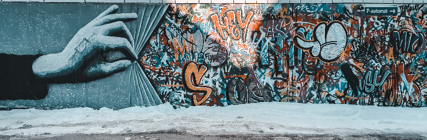 Grafiti on kunstivorm, mida mõnikord tajutakse kui ilusat tänavakunsti, ...