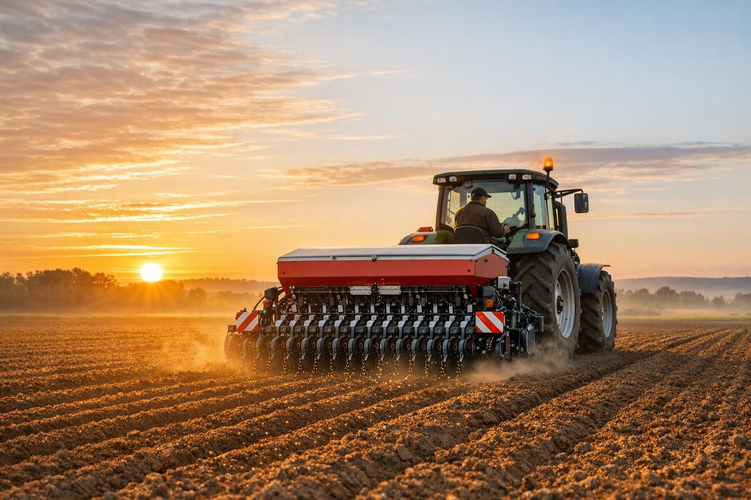 Selected cereals seeds and precise grain sowing create the prerequisites ...