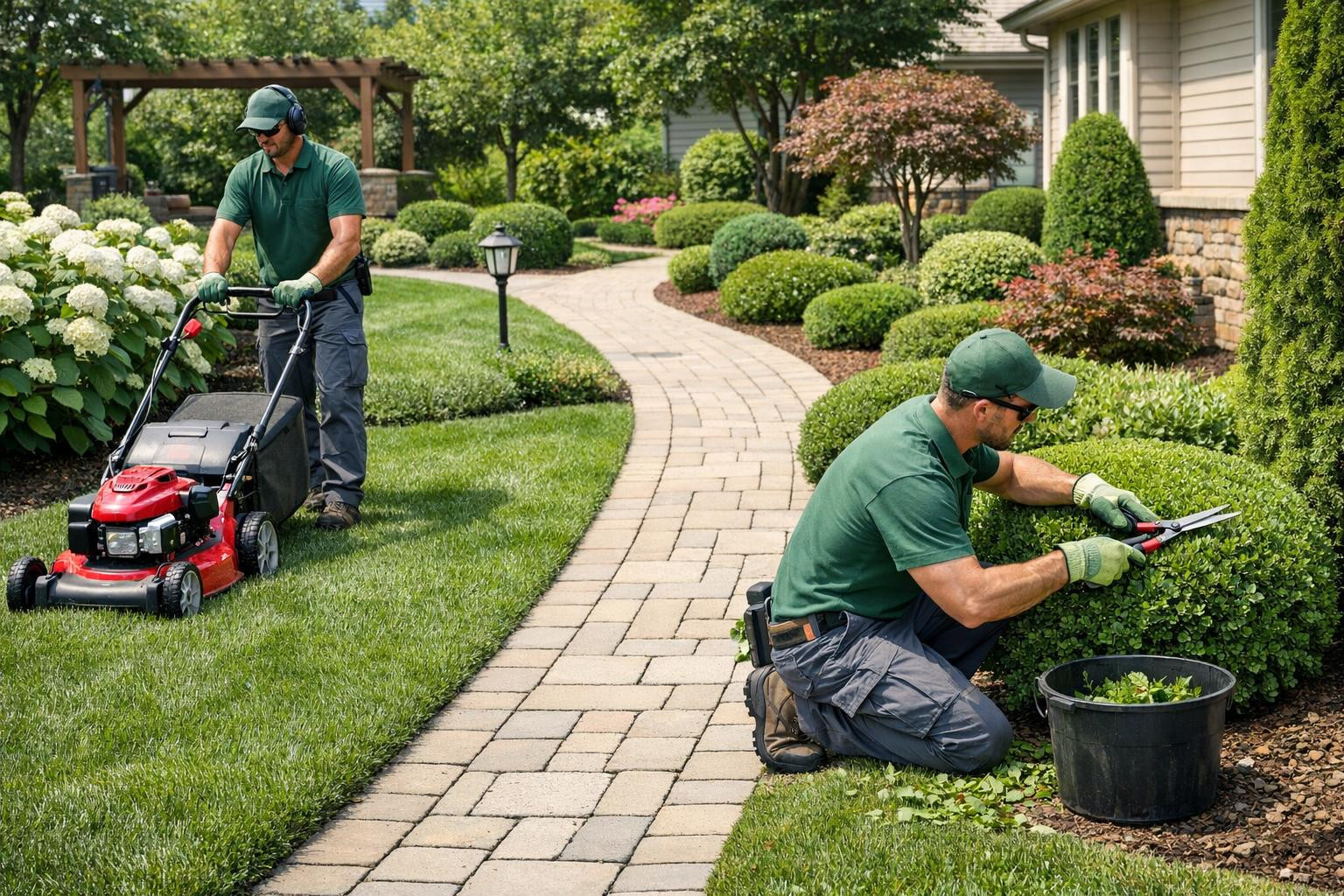 Green areas maintained beautifully increase the value of real estate, improve the security of the outer space and create a cosy atmosphere for each household or