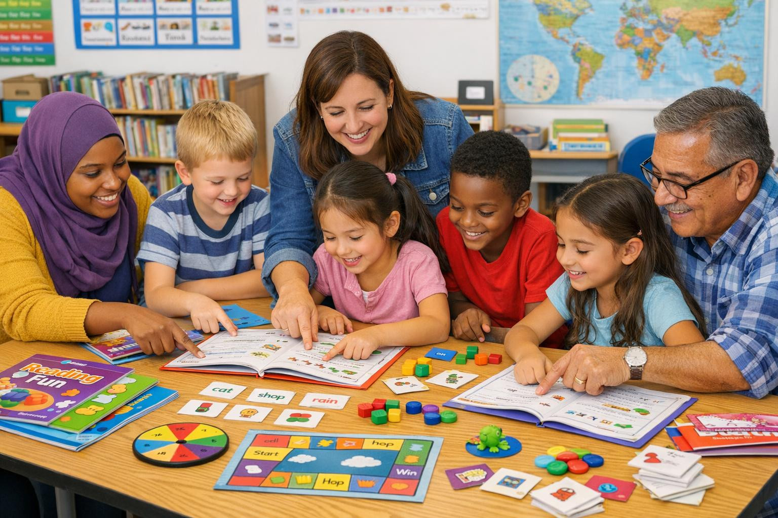 Group-based reading   combines research-based reading strategies with practical, playful activities that increase the motivation of learners and support sustain
