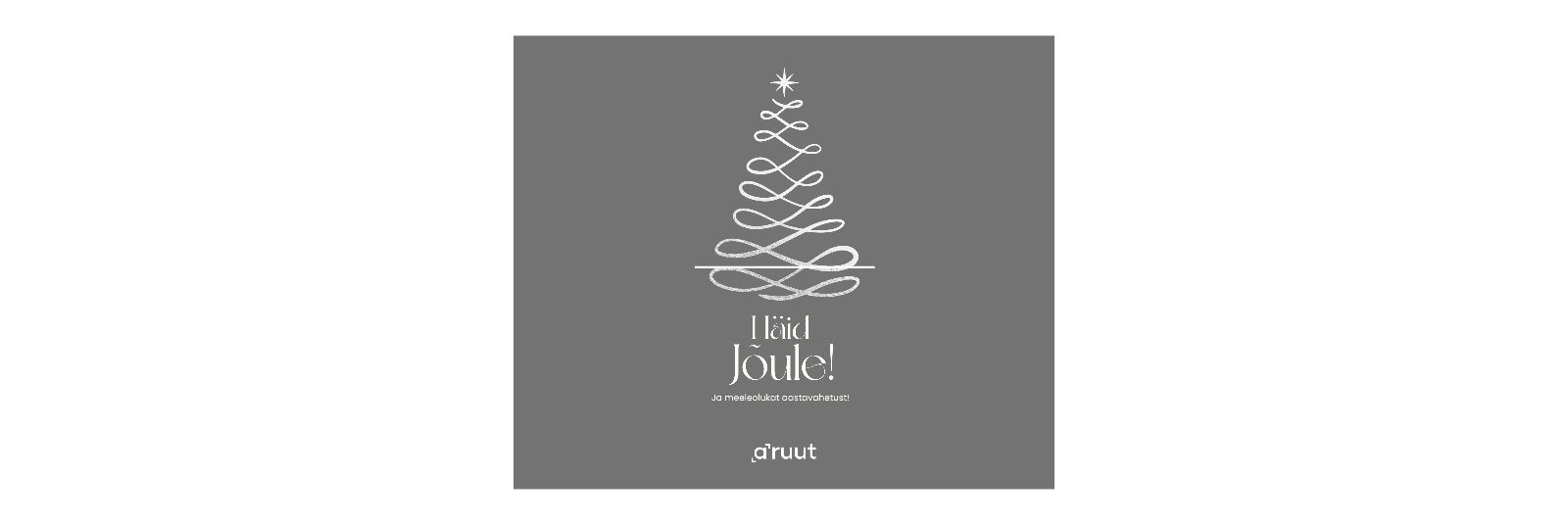 Häid jõule ja meeleolukat aastavahetust!