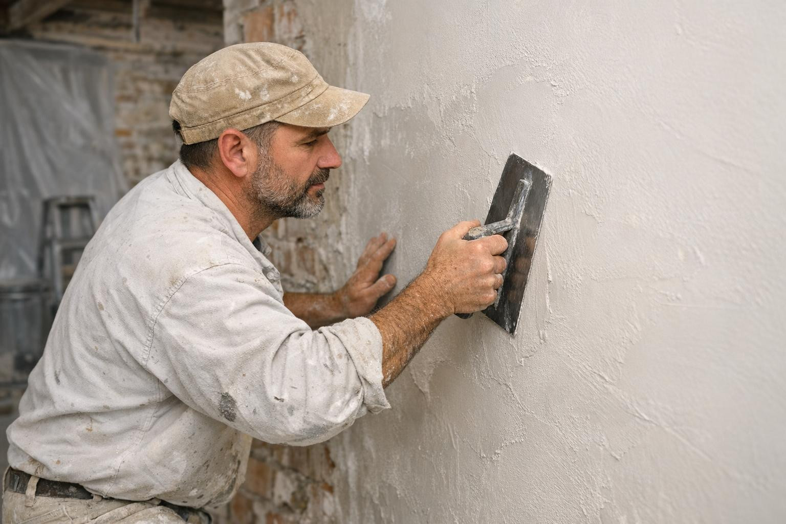 Hand plastering: accurately finishing that speaks of history < ...