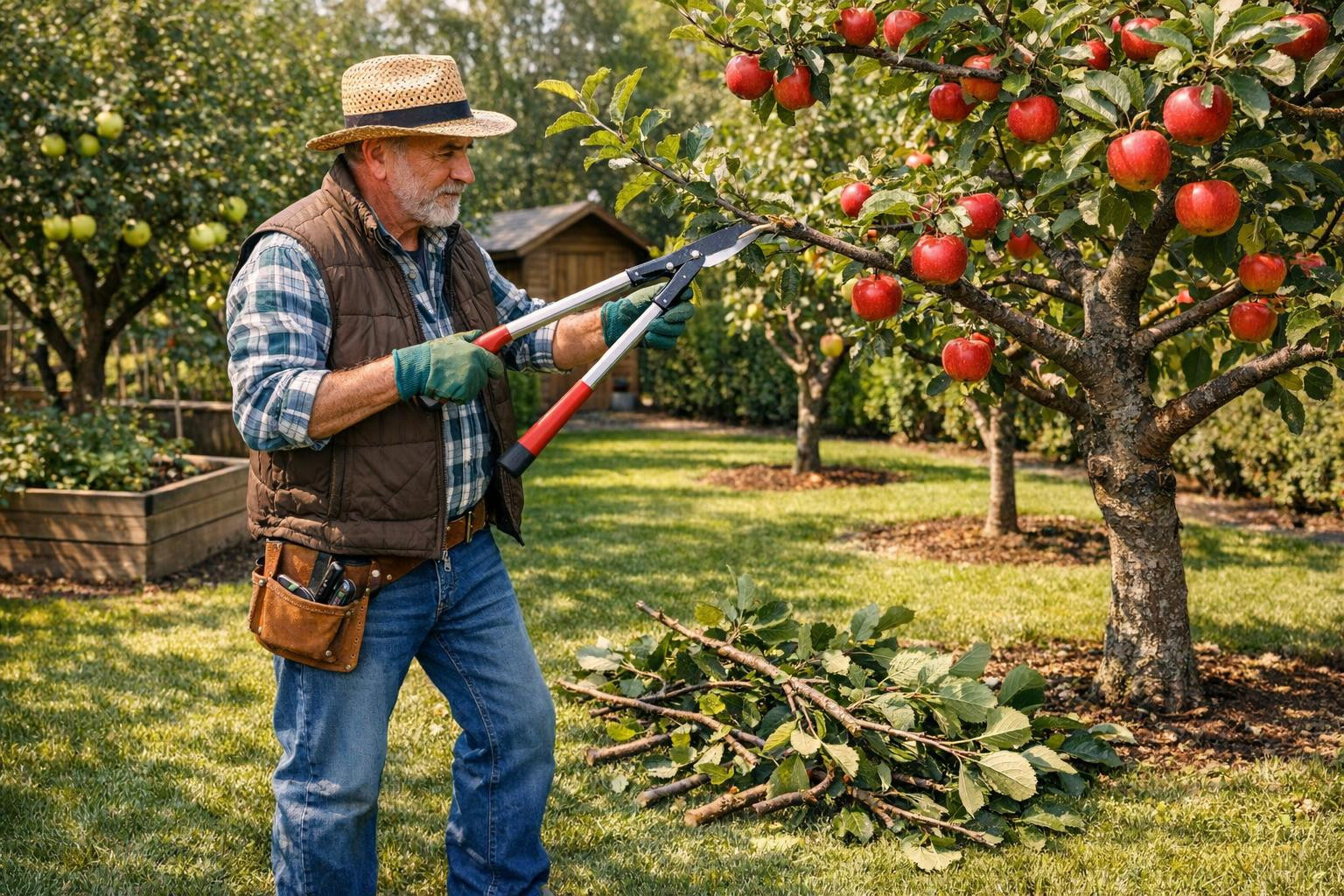 Why is the harvest of fruit trees important     The harvest of fruit trees   improves the health of trees, shapes stronger sprouts and promotes the quality of t
