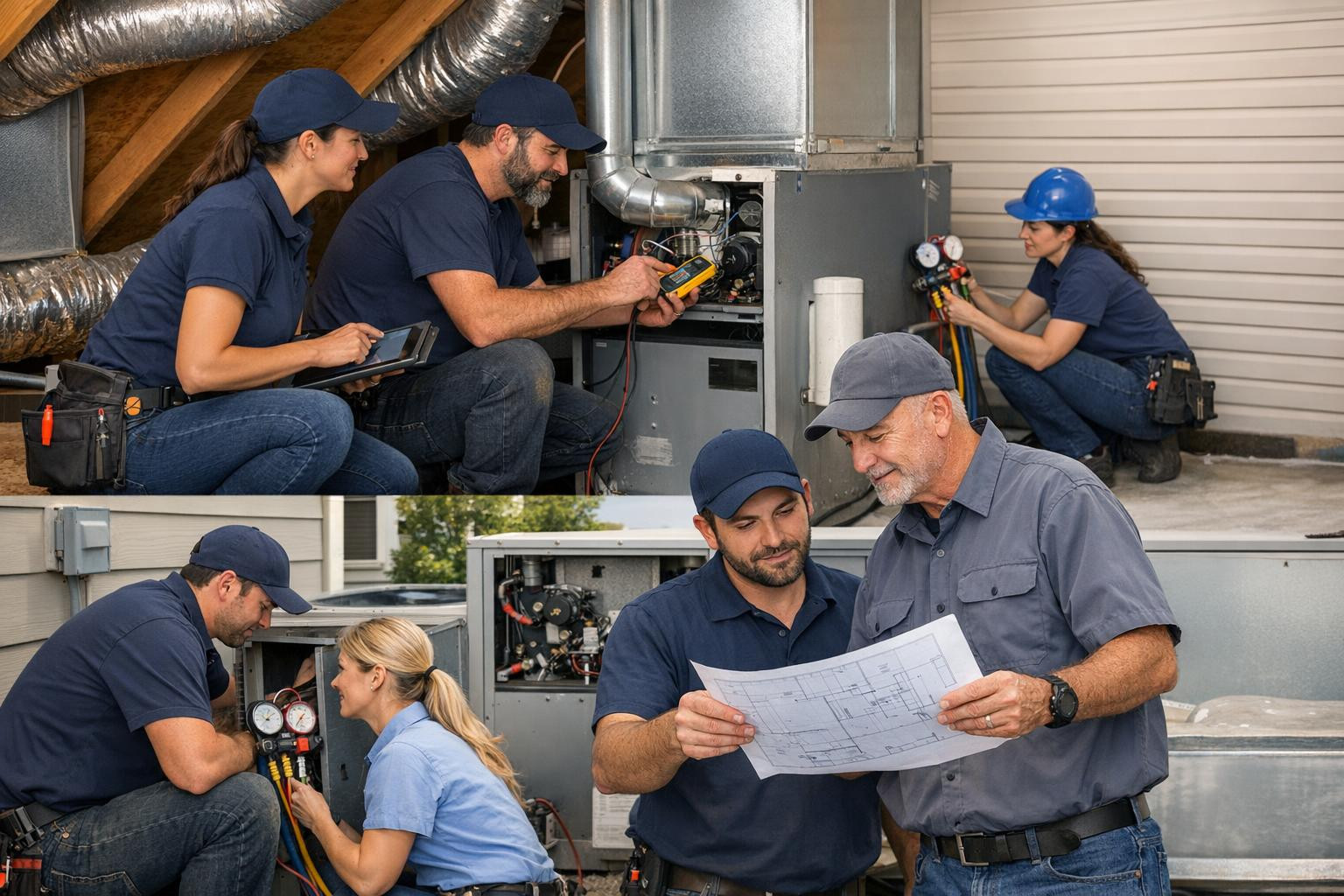 Full heating, ventilation and climate solution    Full service for heating, ventilation and climate systems  combines modern technology and practical experience