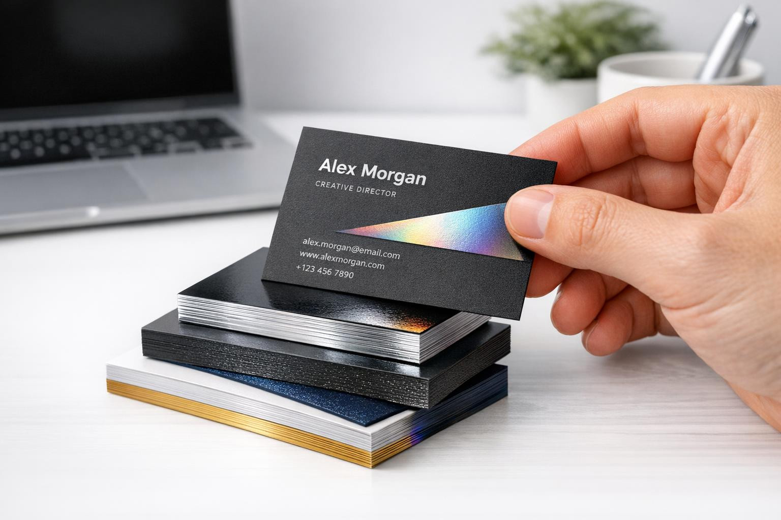 Visit cards create a professional image at first glance and make ...
