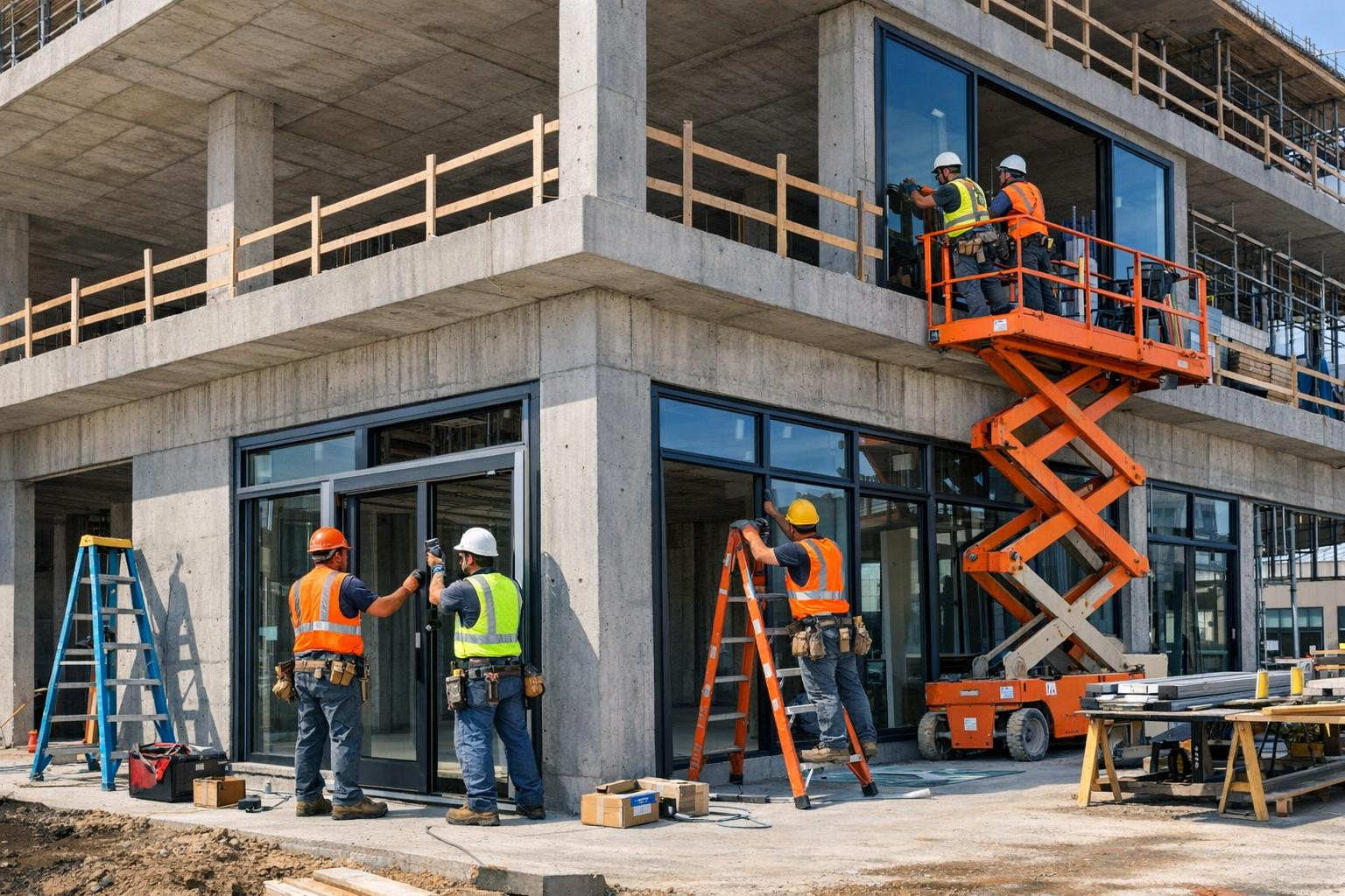 Business building   offers comprehensive construction solutions combining durability, accuracy and energy efficiency. Focusing on professional   concrete works 