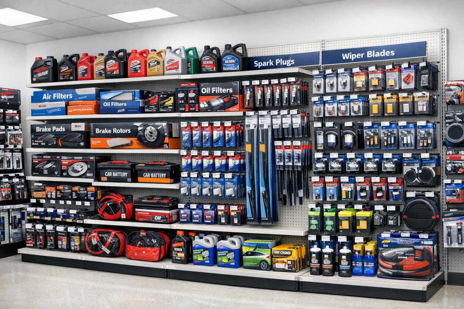What includes selection    Motor vehicle parts and spare parts  and  Motor vehicle accessories  include a wide range of components ranging from brake discs and 