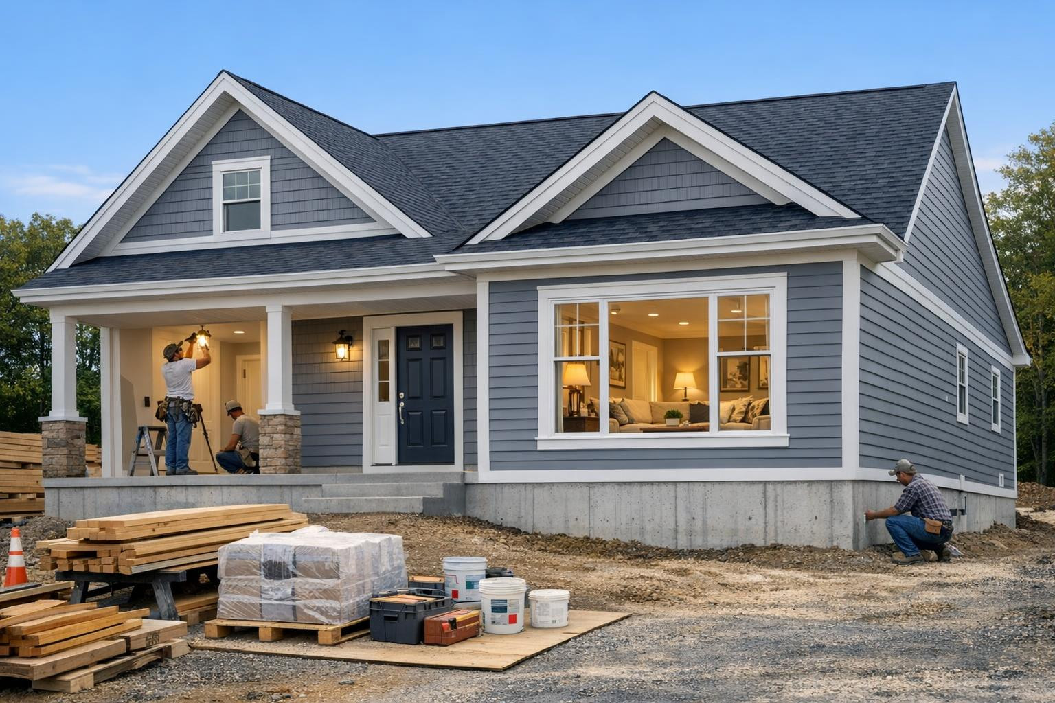 Where does high-quality construction lead?   < Individual housing construction  offers a comprehensive solution from foundation construction to home finishin