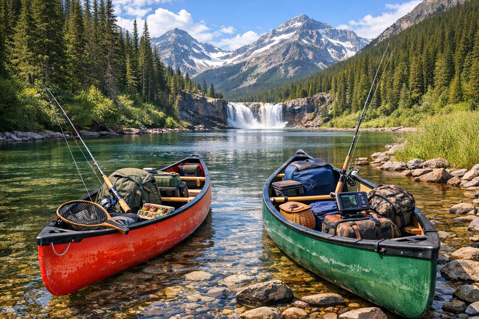 Detection trips, leasing and fishing – a solution that does not fail     Matka-kanoed  is designed for longer tours, intensive leasing and targeted fishing. Eac