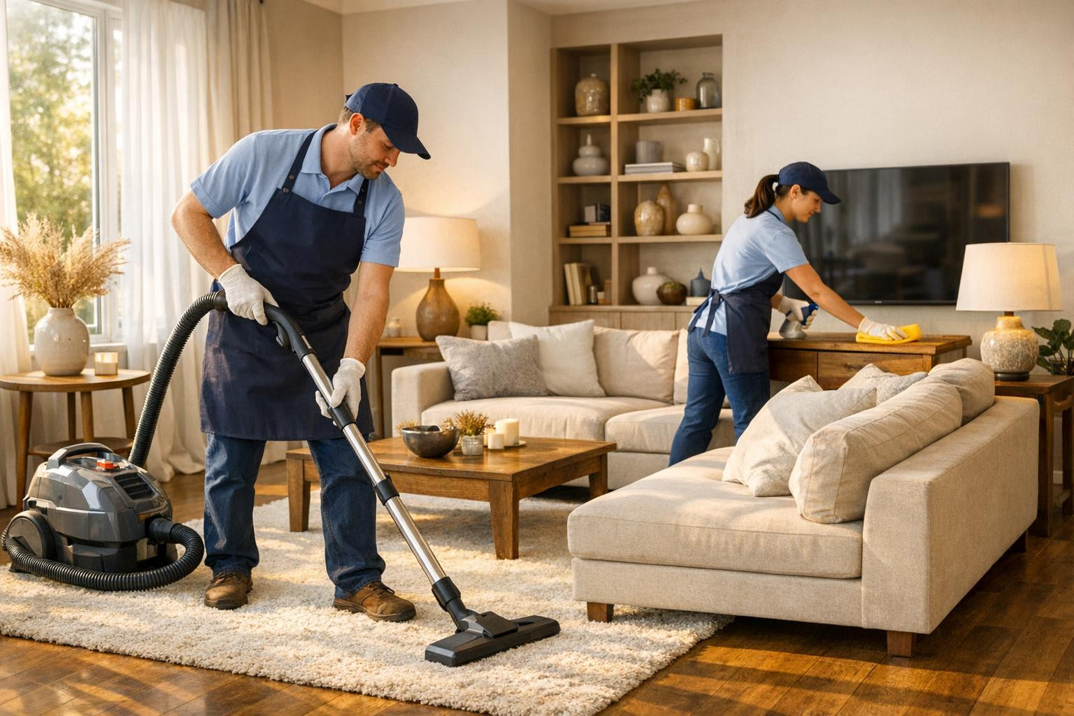 Clean, healthy and cared home for every day    Cleaning means a full service that keeps the accommodation spacious and comfortable without suffering from person